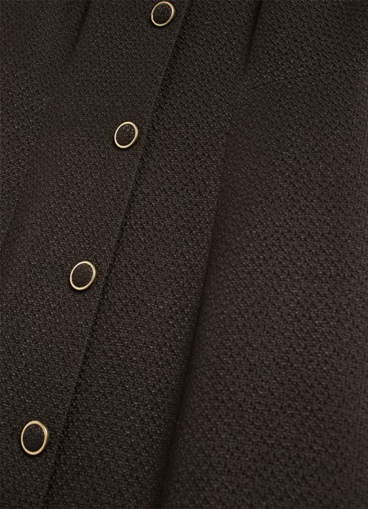 Hobbs Elowen mini jurk met knoopsluiting - detail 5 zwart