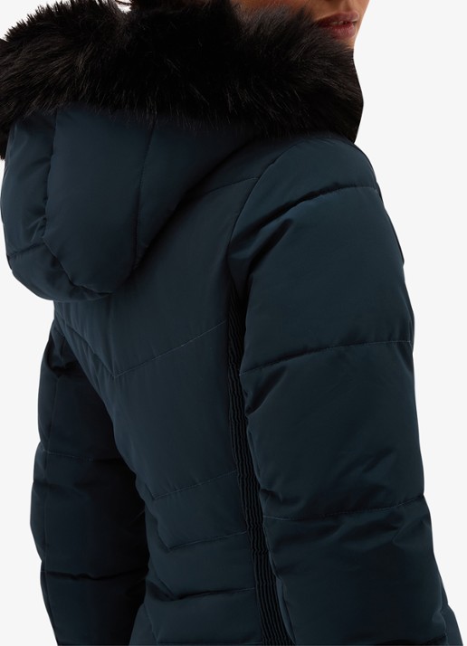 Hobbs Jaymie pufferjas met afneembare capuchon - detail 3 blauw