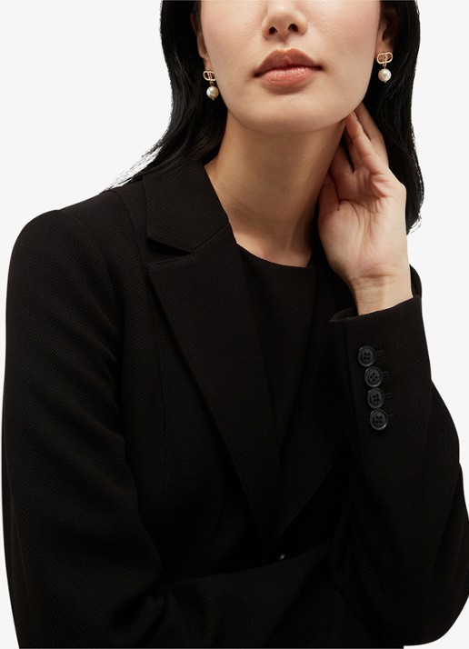 Hobbs Lea blazer met klepzakken - detail 5 zwart