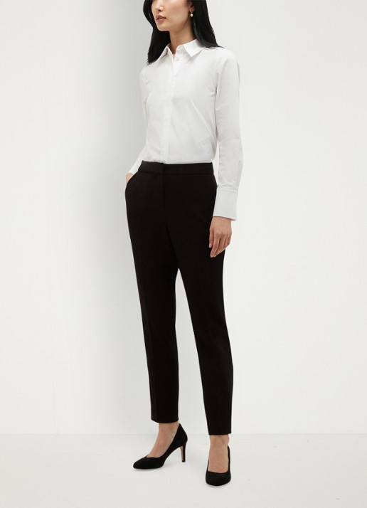 Hobbs Lea high waist slim fit pantalon met steekzakken