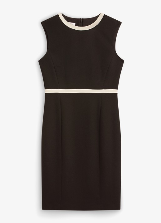 Hobbs Rosalind mini kokerjurk  - voorkant 2 zwart