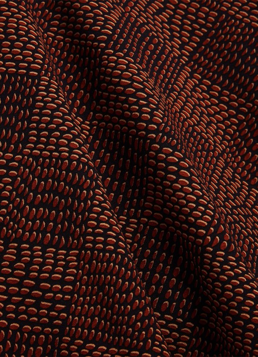 Hobbs Tarini top met print en sjaalkraag - detail 6 rood