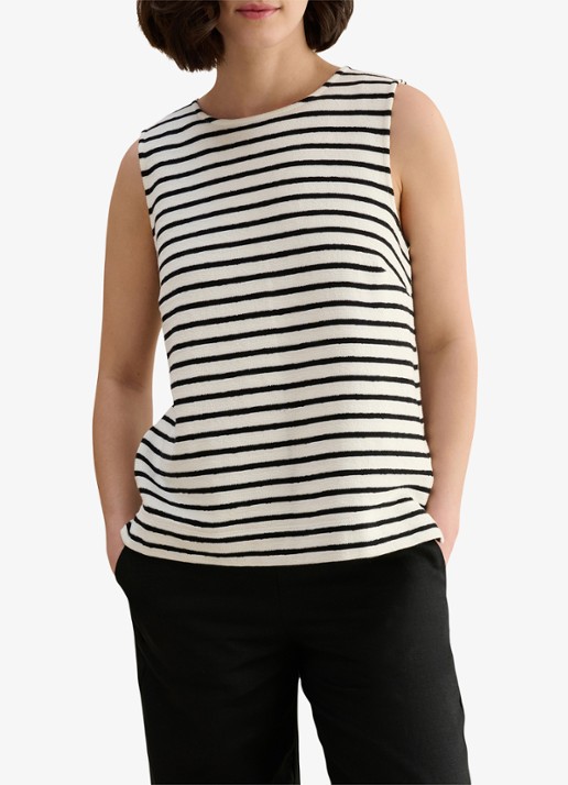 Hobbs Top met streepprint