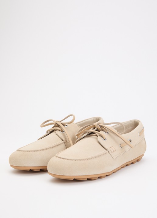 Hogan Bootschoen van suède - detail 3 beige
