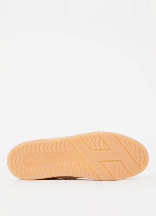 Hogan Cool sneaker van suède - detail 6 beige