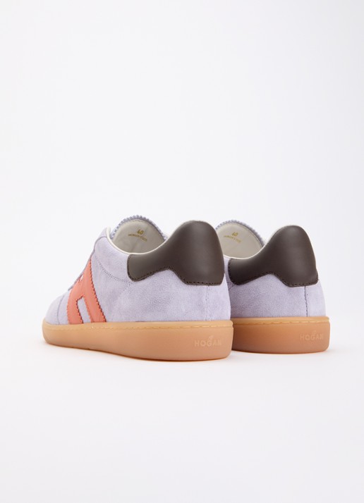 Hogan Cool sneaker van suède  - achterkant 3 lila