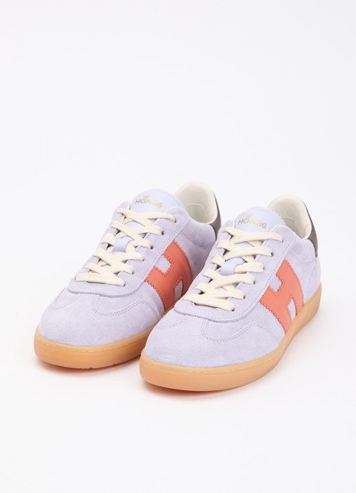 Hogan Cool sneaker van suède  - detail 4 lila