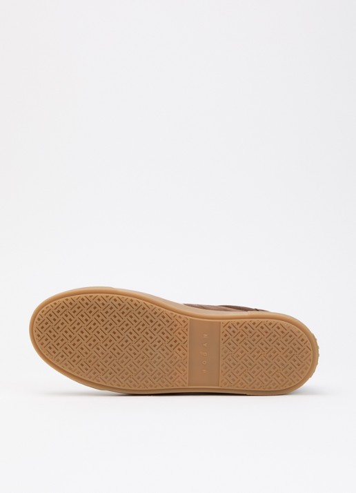Hogan Crosswind sneaker van suède - detail 3 bruin