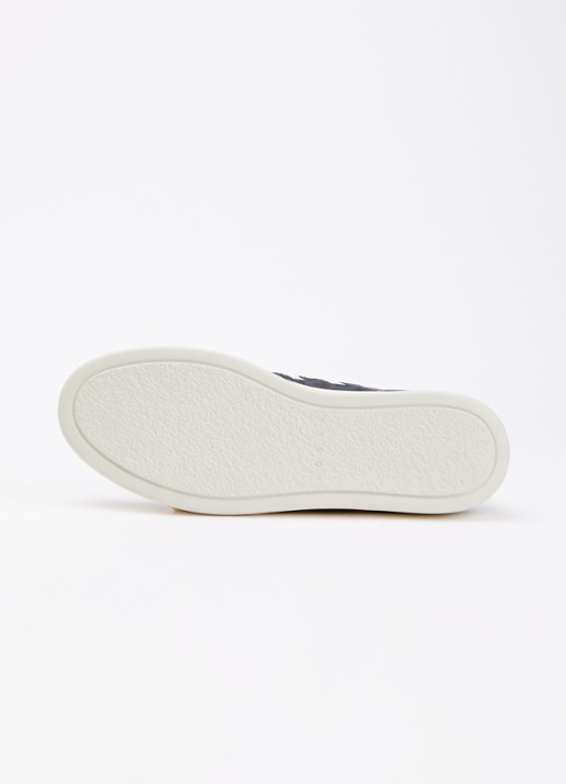 Hogan H668 H-TV sneaker van suède met details van leer - detail 3 donkerblauw