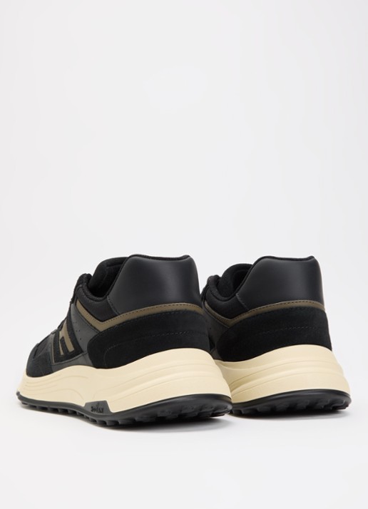 Hogan Hyperlight sneaker met suède details - achterkant 5 donkerblauw