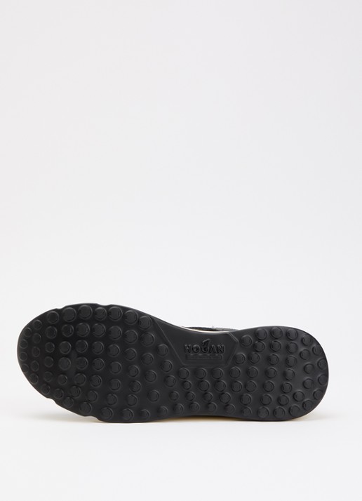 Hogan Hyperlight sneaker met suède details - detail 3 donkerblauw