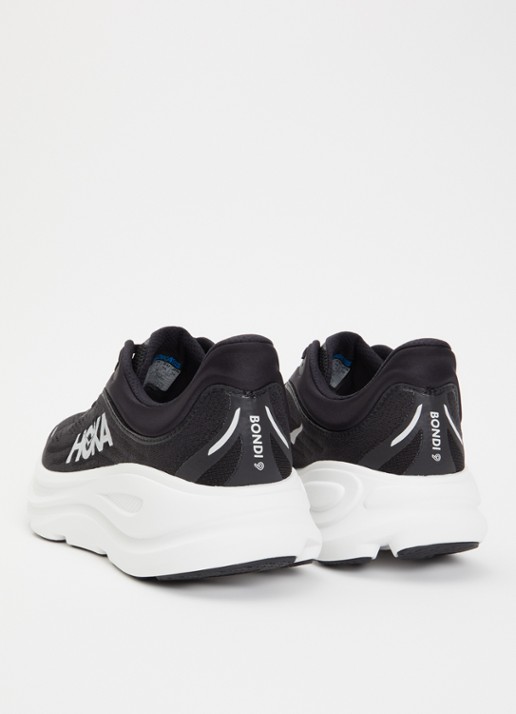 HOKA Bondi 9 hardloopschoen met mesh details - achterkant 5 diepzwart