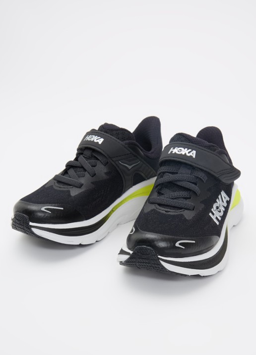 HOKA Clifton 10 sneaker met mesh details - voorkant 4 zwart