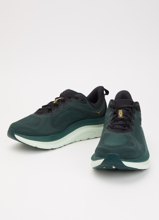HOKA Kawana 3 sneaker van mesh met logo - detail donkergroen