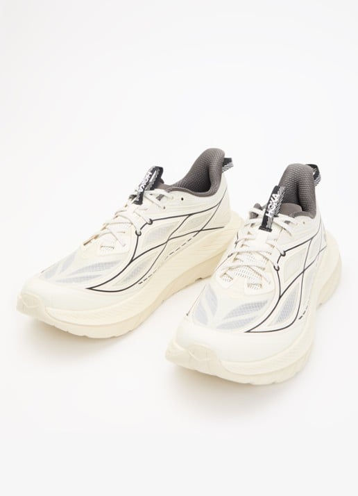 HOKA Mach Remastered sneaker met mesh details - detail 2 gebroken wit