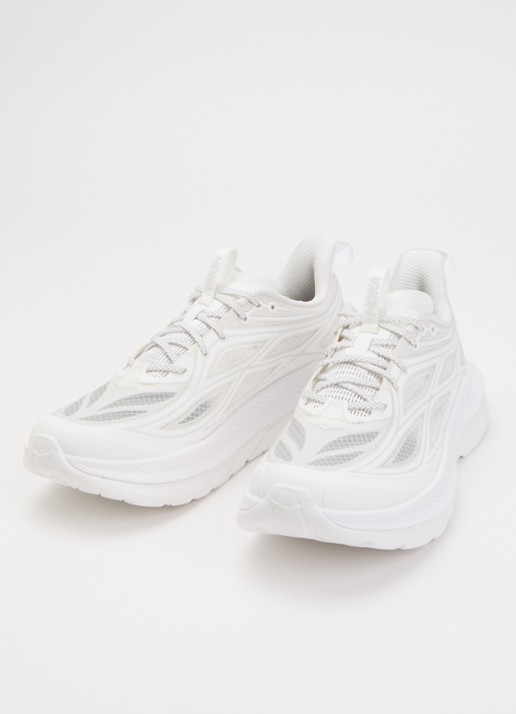 HOKA Mach Remastered sneaker met mesh details - detail wit