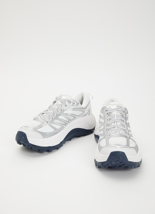 HOKA Mafate Speed 2 sneaker met mesh details - detail zilver