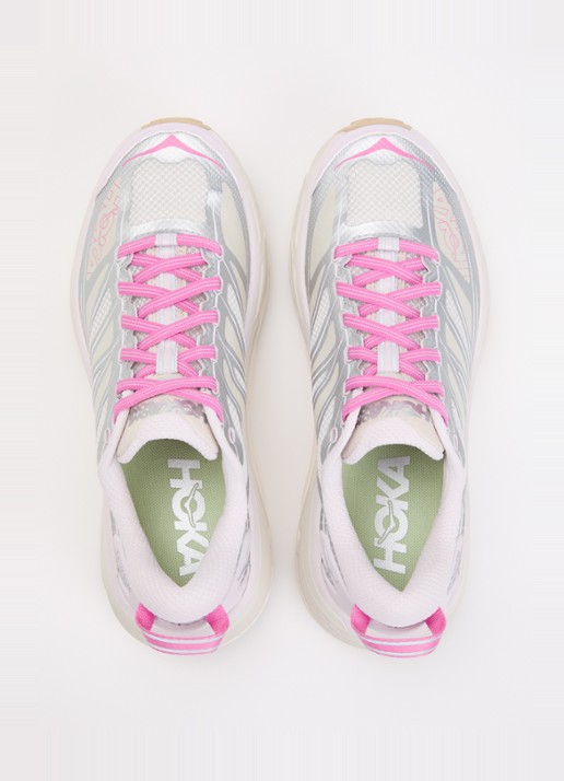 HOKA Mafate Speed 2 sneaker met mesh details - detail 3 lichtroze