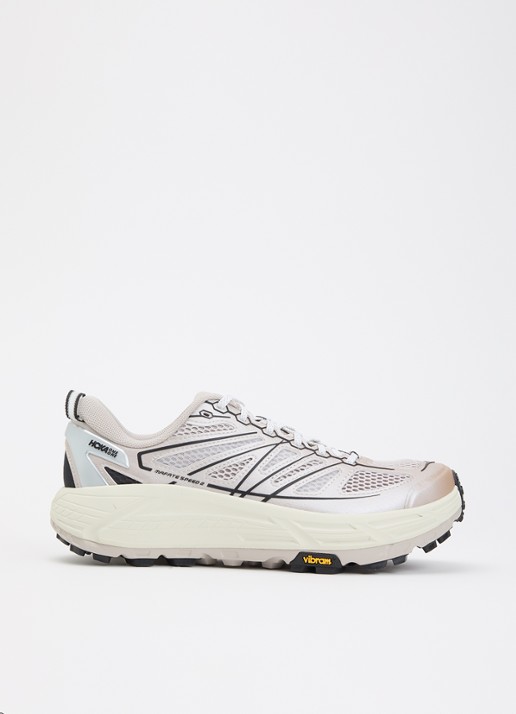 HOKA Mafate Speed 2 TS sneaker met mesh details en metallic finish