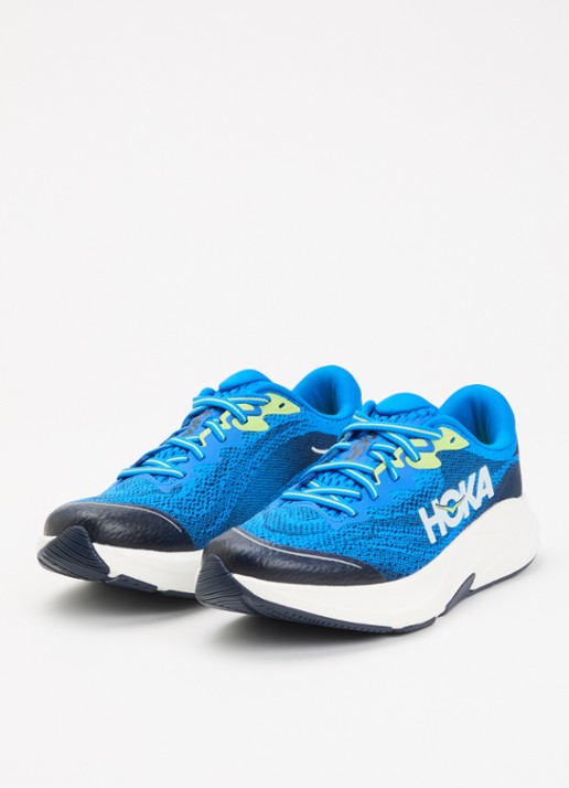 HOKA Rincon 4 sneaker met gebreid bovenwerk - detail 3 blauw