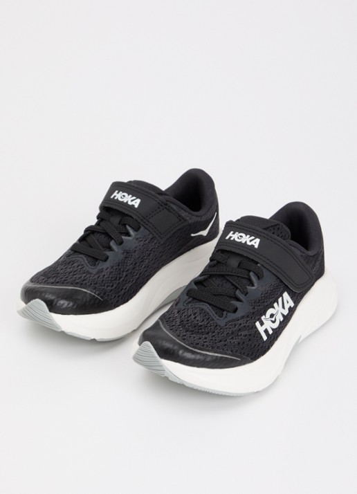 HOKA Rincon 4 sneakers met gebreid bovenwerk - voorkant 3 zwart