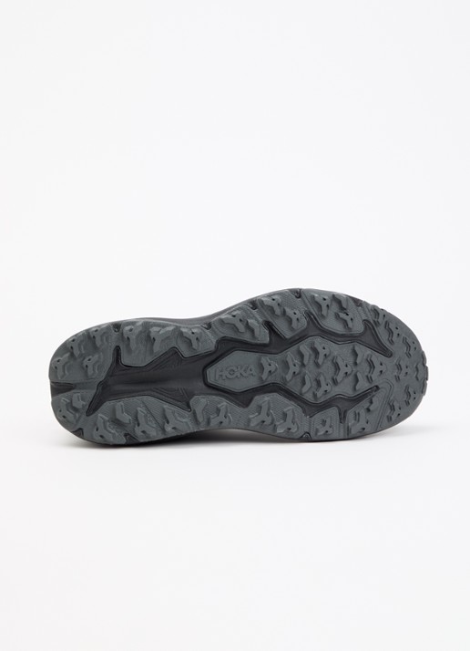 HOKA Speedgoat 6 sneaker met gebreid bovenwerk en logo - detail 4 zwart