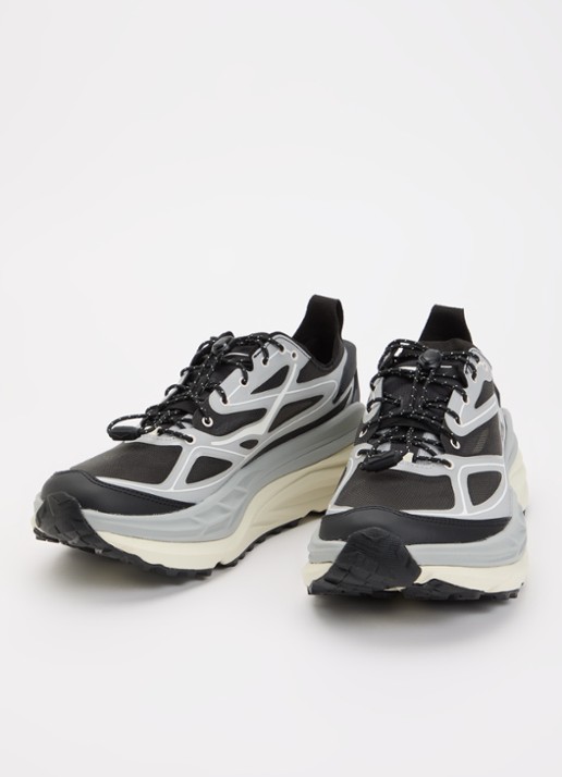 HOKA Stinson One7 sneaker met mesh details - detail lichtgrijs
