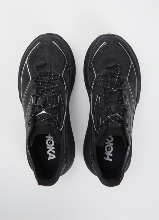 HOKA Stinson One7 sneaker van mesh - detail 2 zwart