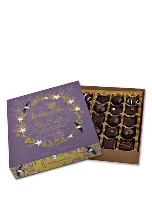 Holdsworth Maison Du Noir chocolade bonbons in geschenkverpakking 255 gram