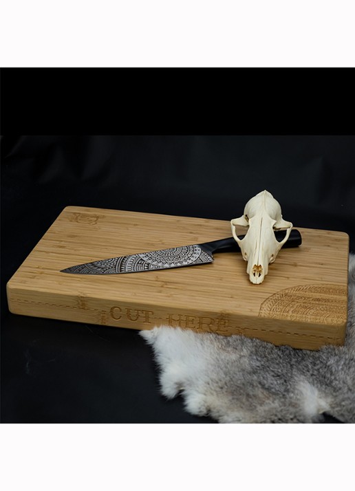 Homey's By Schiffmacher koksmes 32 cm - detail 6 zwart