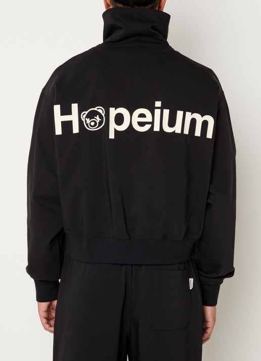 Hopeium Jack met logo- en backprint - detail 3 zwart