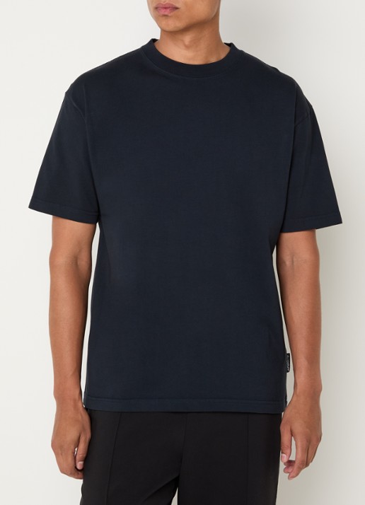 Hopeium T-shirt met backprint - achterkant 4 antraciet