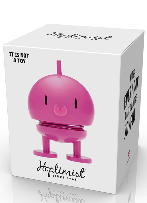 Hoptimist Bumble S ornament 7,6 cm - detail roze