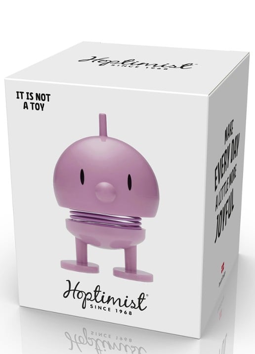 Hoptimist Hoptimist Bumble S ornament 7,6 cm - detail 3 lavendel