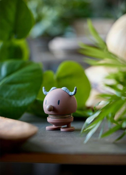 Hoptimist Soft Buffalo S ornament 6 cm - voorkant 2 bruin