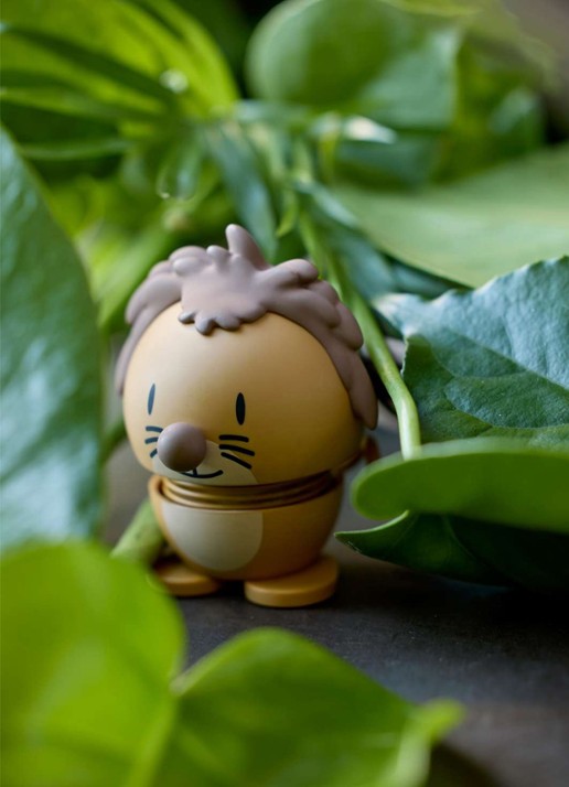 Hoptimist Soft Lion S ornament 7,6 cm - voorkant 3 oranje