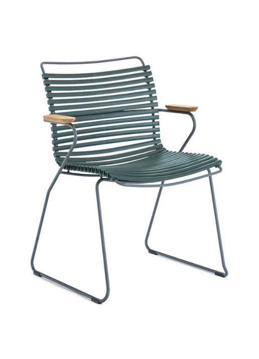 Houe Click Armchair tuinstoel  - voorkant groen