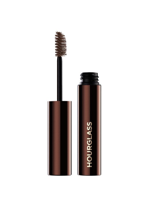 Hourglass Arch Brow Volumizing Fiber Gel - getinte wenkbrauwgel voor volume - voorkant warm brunette