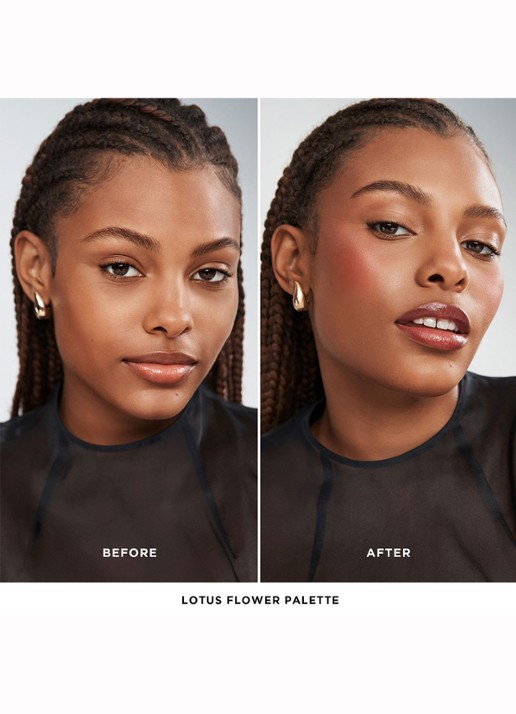 Hourglass Lighting Edit Unlocked - Limited Editon poeder, blush, countour & highlight palette - detail 4 lotus flower