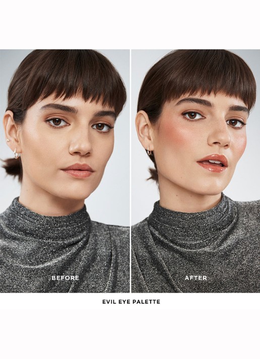 Hourglass Lighting Edit Unlocked - Limited Editon poeder, blush, countour & highlight palette - detail 4 evil eye