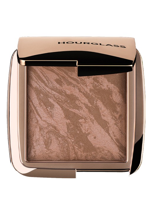 Hourglass Mini AMBIENT™ Lighting Bronzer - travel size bronzer - voorkant 2 luminous bronze light