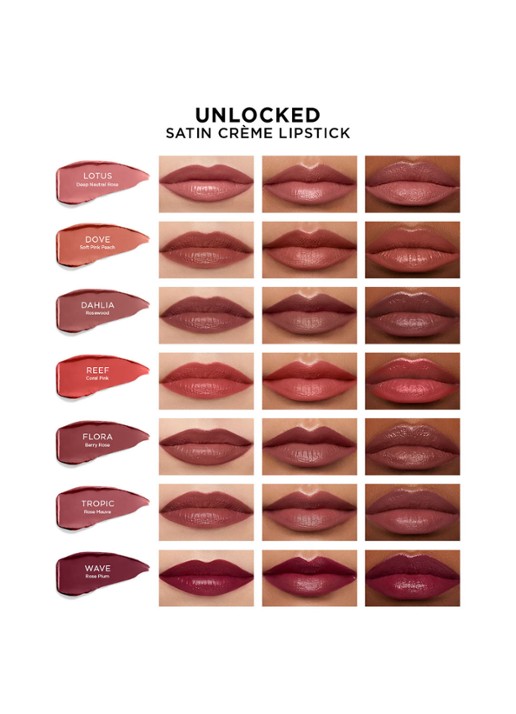 Hourglass Unlocked™ Satin Crème - lipstick - detail 3 330 flora