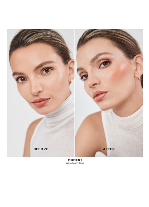 Hourglass Unreal Liquid Blush - vloeibare blush - detail 4 moment