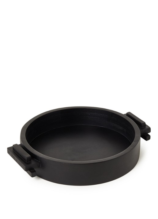 House Doctor Block dienblad 30 cm  - voorkant zwart