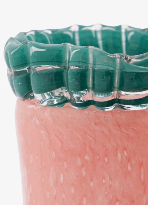 House Doctor Kupla vaas 19 cm - detail 4 roze