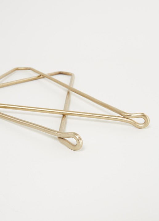 House Doctor Plankdragers 25,5 cm set van 2 - detail 3 goud