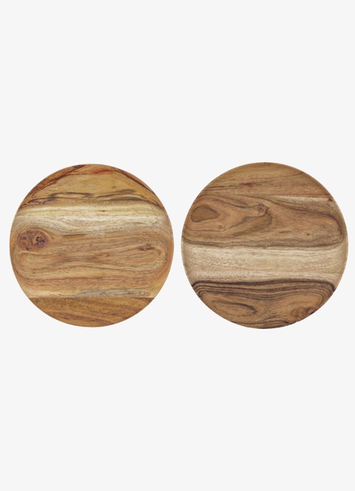 House Doctor Wood serveerschaal set van 2