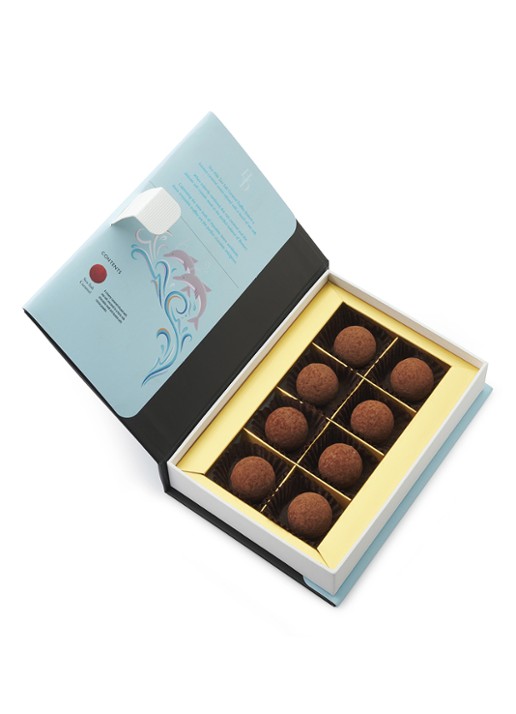 House of Dorchester Sea Salt Caramel truffels 8 stuks - voorkant 2 undefined