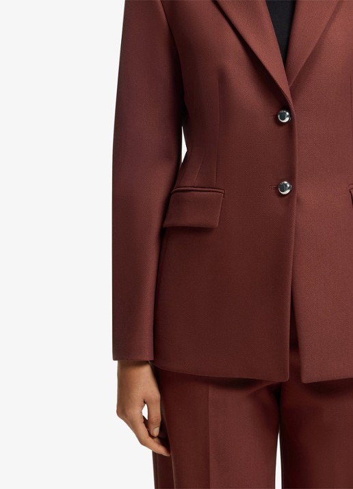 HUGO Blazer met klepzakken - detail 4 bruin