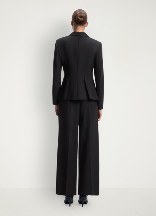 HUGO Blazer met peplum zoom  - achterkant zwart